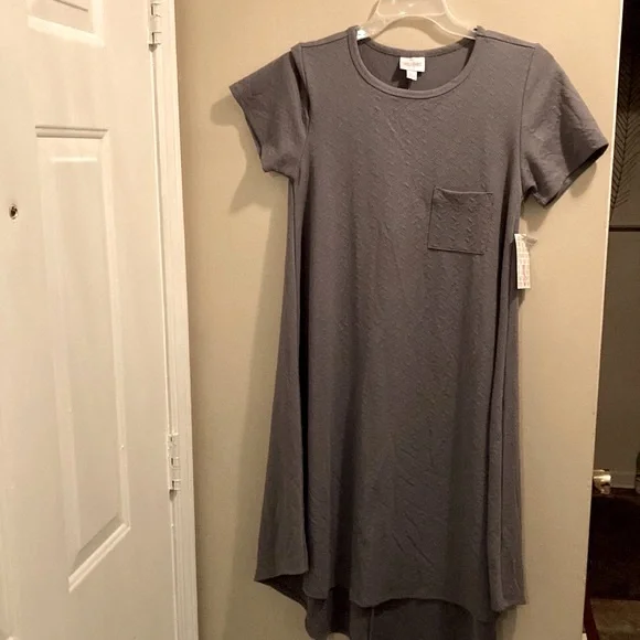 LuLaRoe | Dresses | New With Tags Lularoe Sage Green Carly Tshirt Dress  Size Small | Poshmark